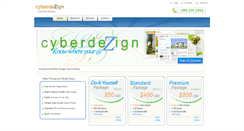 Desktop Screenshot of cyberdezign.com